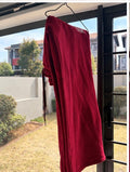 YAM Burgundy Jogger Bottoms