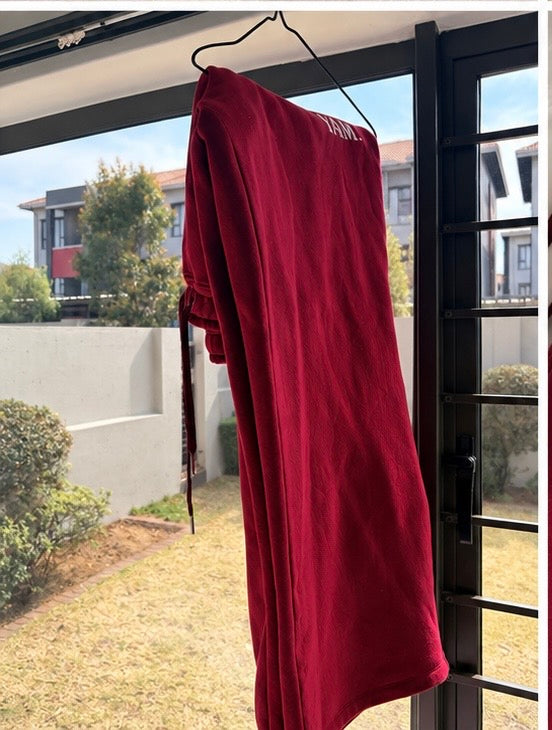 YAM Burgundy Jogger Bottoms