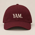 YAM Maroon Cap