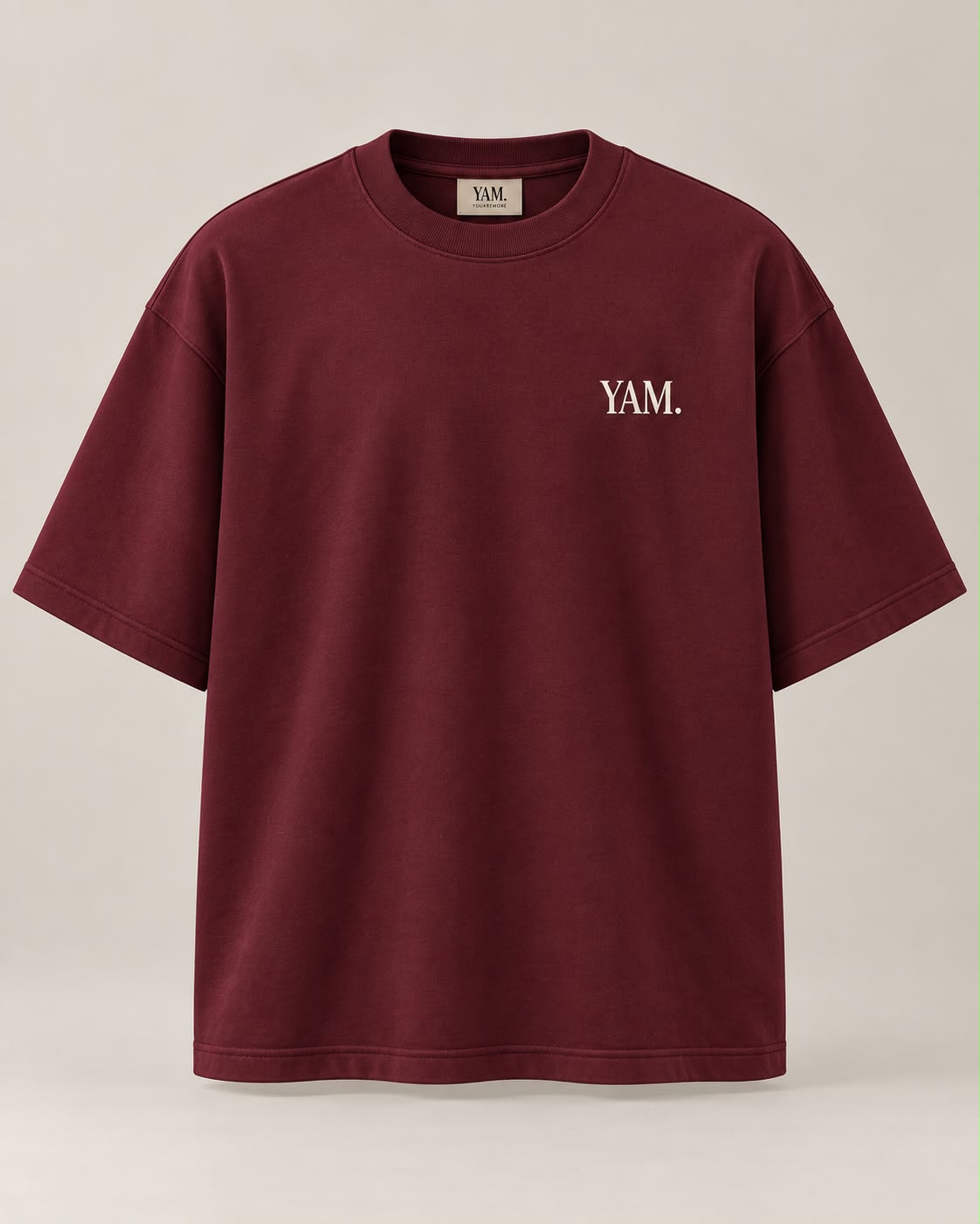 YAM Maroon Tee